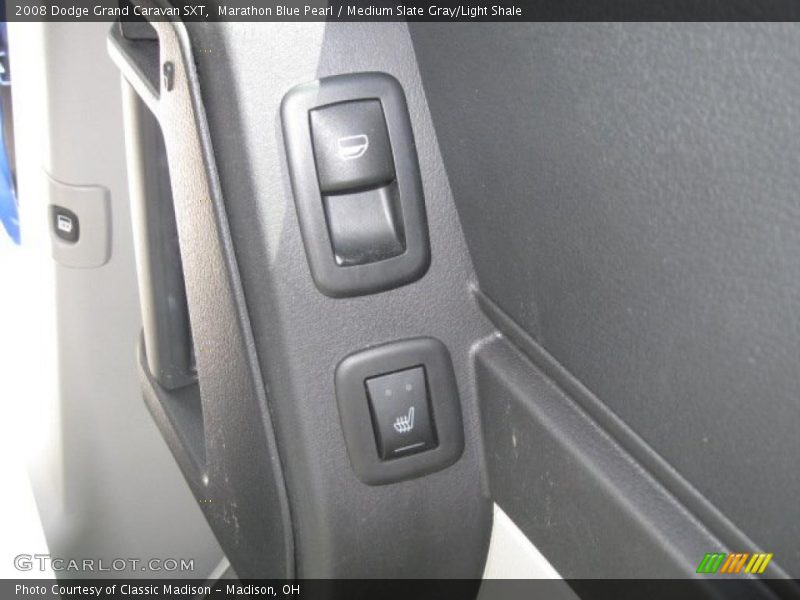 Marathon Blue Pearl / Medium Slate Gray/Light Shale 2008 Dodge Grand Caravan SXT