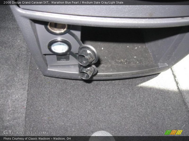 Marathon Blue Pearl / Medium Slate Gray/Light Shale 2008 Dodge Grand Caravan SXT