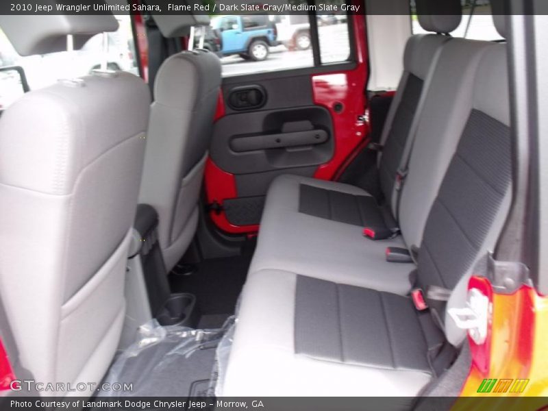 Flame Red / Dark Slate Gray/Medium Slate Gray 2010 Jeep Wrangler Unlimited Sahara