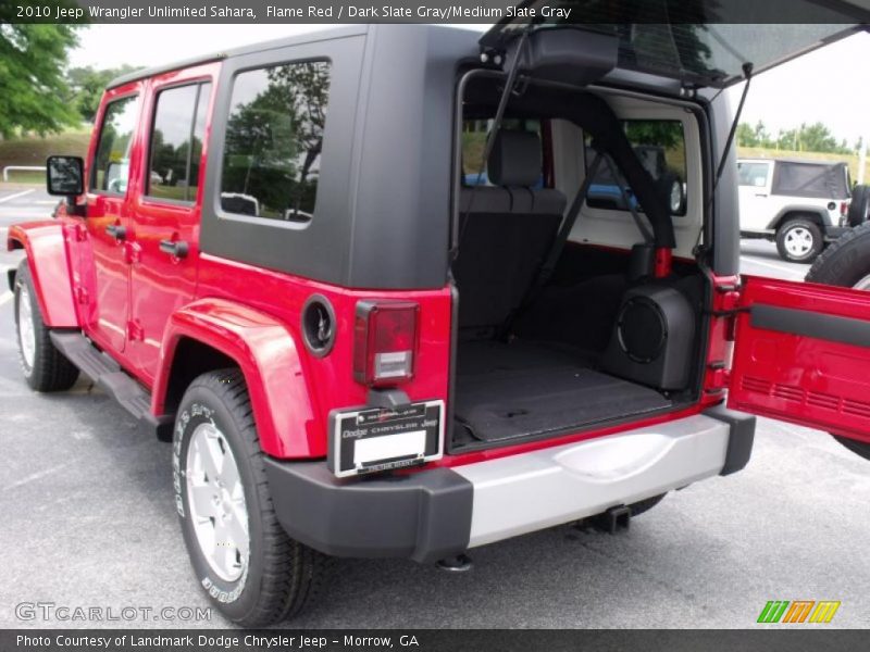 Flame Red / Dark Slate Gray/Medium Slate Gray 2010 Jeep Wrangler Unlimited Sahara