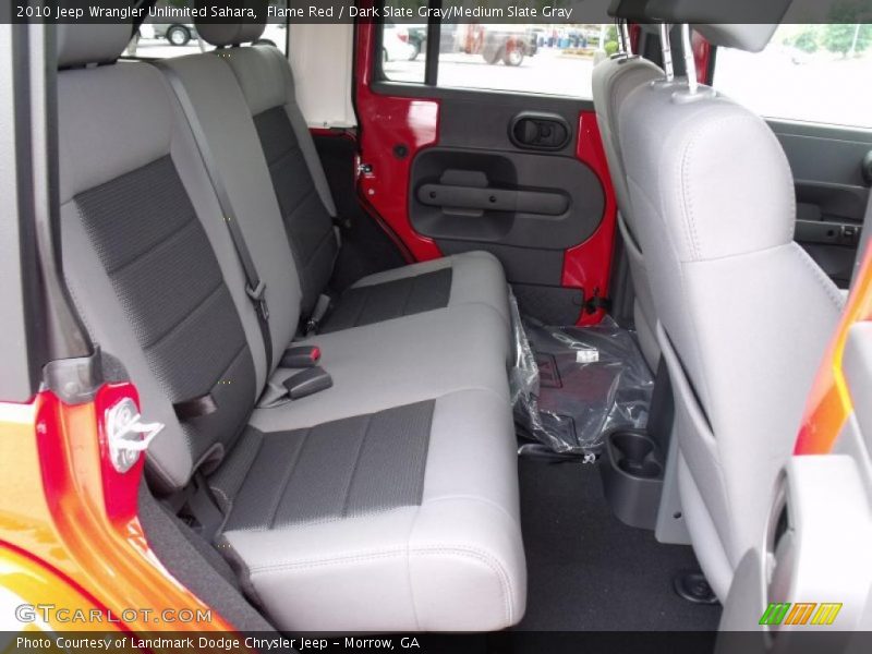 Flame Red / Dark Slate Gray/Medium Slate Gray 2010 Jeep Wrangler Unlimited Sahara
