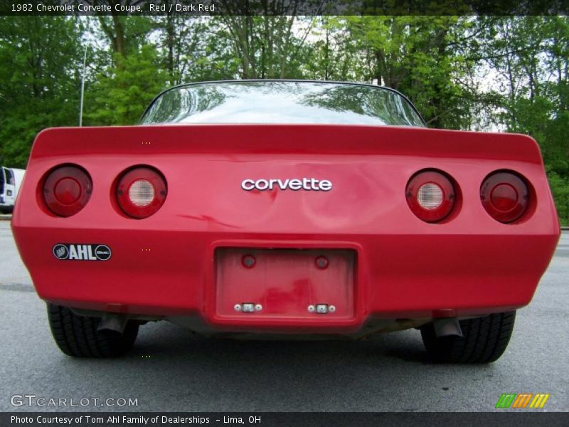 Red / Dark Red 1982 Chevrolet Corvette Coupe