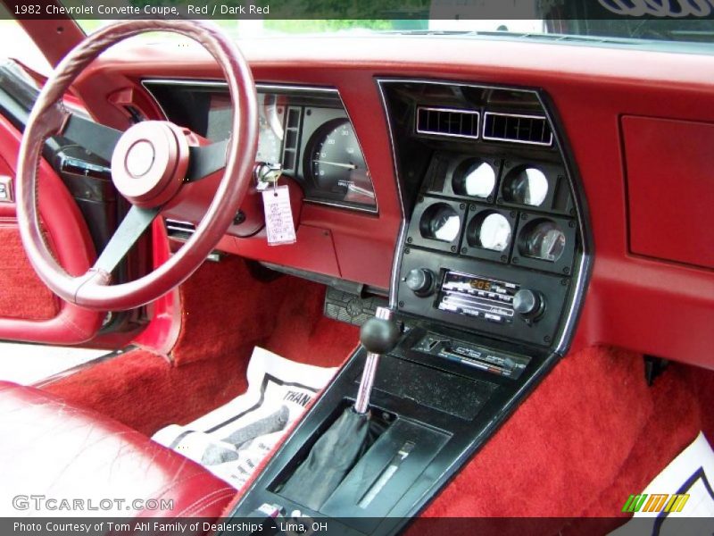 Red / Dark Red 1982 Chevrolet Corvette Coupe