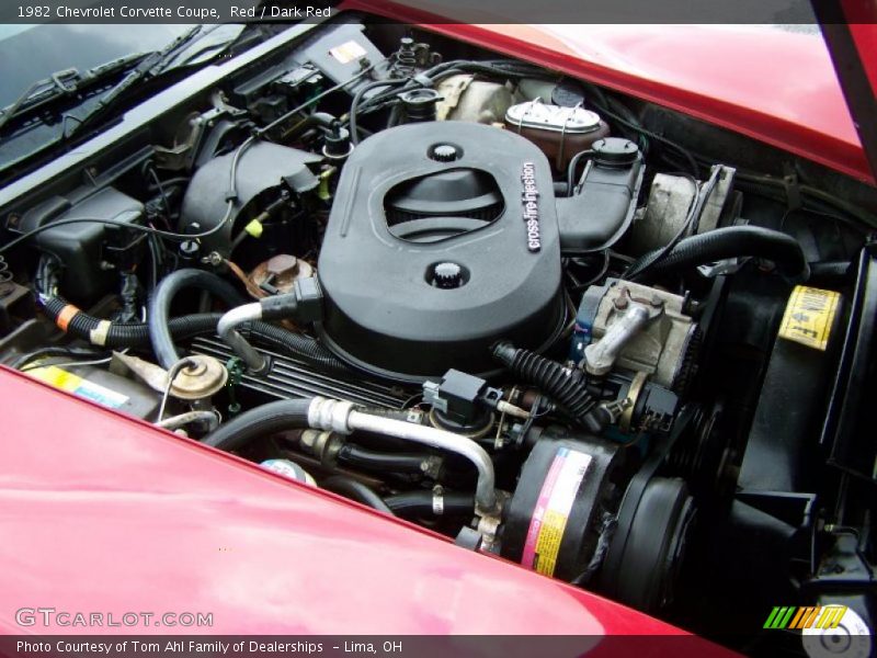 Red / Dark Red 1982 Chevrolet Corvette Coupe