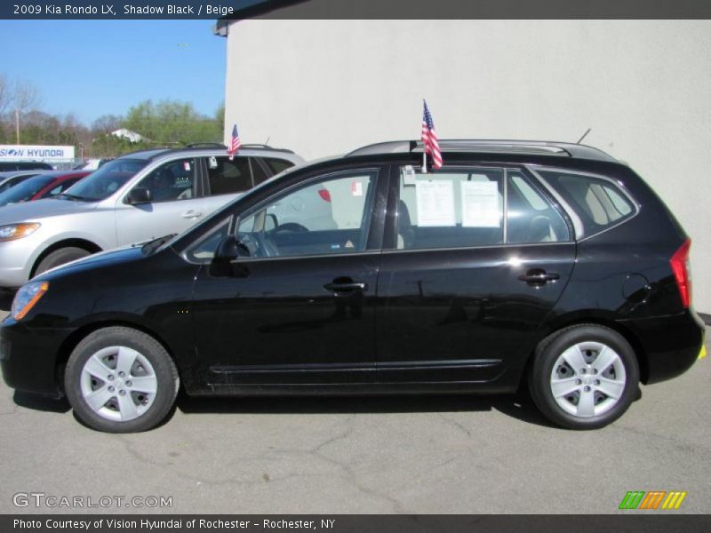 Shadow Black / Beige 2009 Kia Rondo LX
