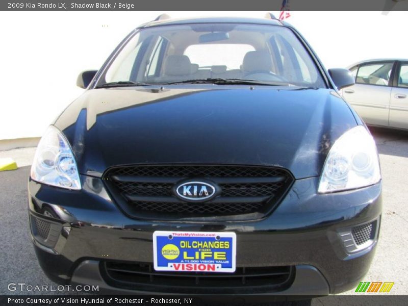 Shadow Black / Beige 2009 Kia Rondo LX