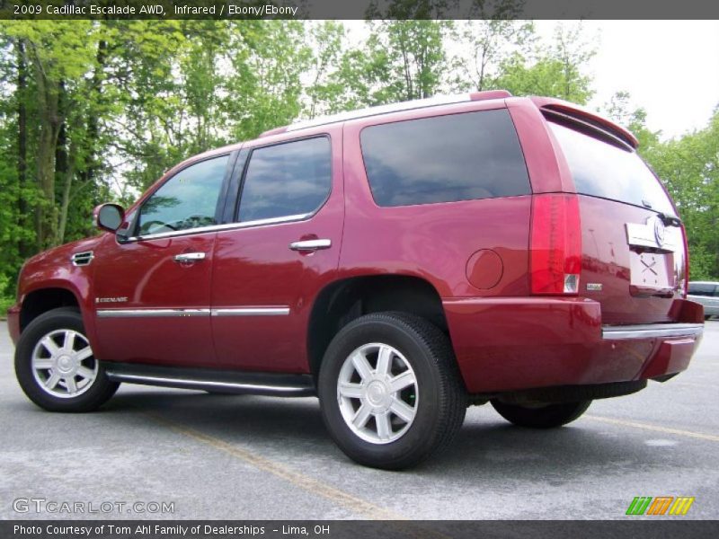 Infrared / Ebony/Ebony 2009 Cadillac Escalade AWD