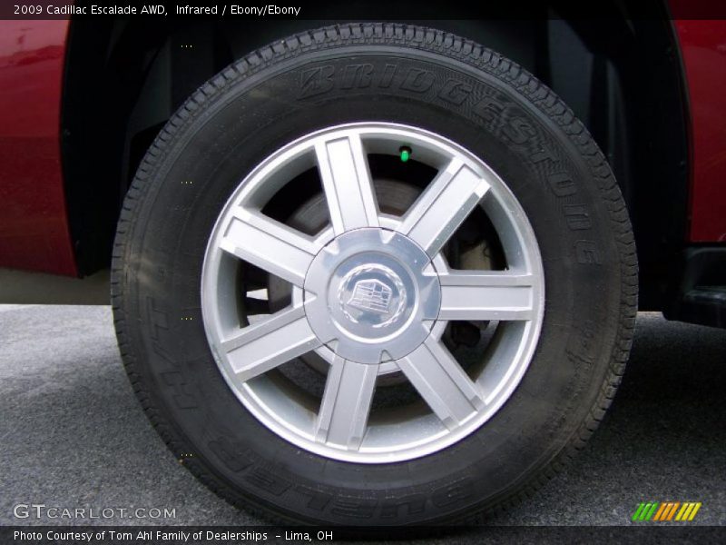 Infrared / Ebony/Ebony 2009 Cadillac Escalade AWD