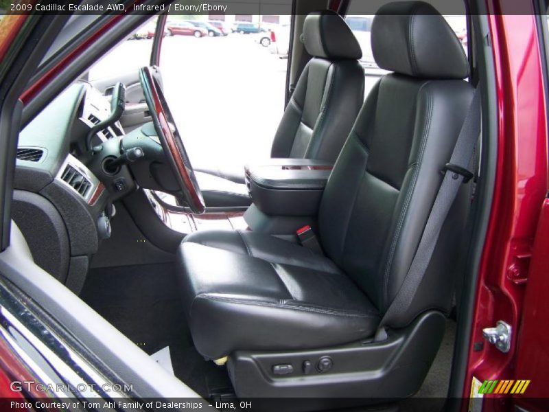 Infrared / Ebony/Ebony 2009 Cadillac Escalade AWD