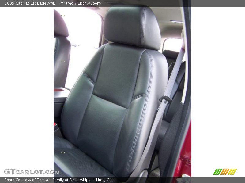 Infrared / Ebony/Ebony 2009 Cadillac Escalade AWD