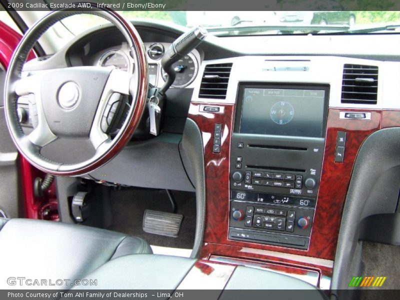 Infrared / Ebony/Ebony 2009 Cadillac Escalade AWD