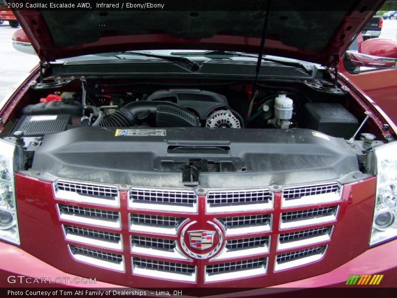 Infrared / Ebony/Ebony 2009 Cadillac Escalade AWD