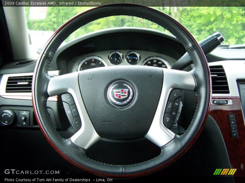 Infrared / Ebony/Ebony 2009 Cadillac Escalade AWD