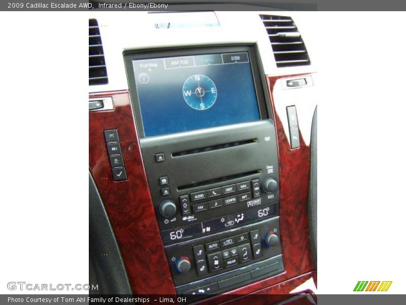 Infrared / Ebony/Ebony 2009 Cadillac Escalade AWD