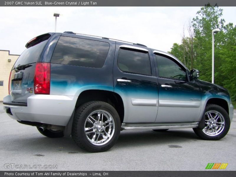 Blue-Green Crystal / Light Tan 2007 GMC Yukon SLE