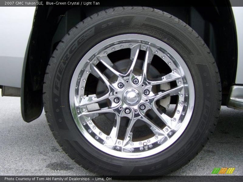 Blue-Green Crystal / Light Tan 2007 GMC Yukon SLE