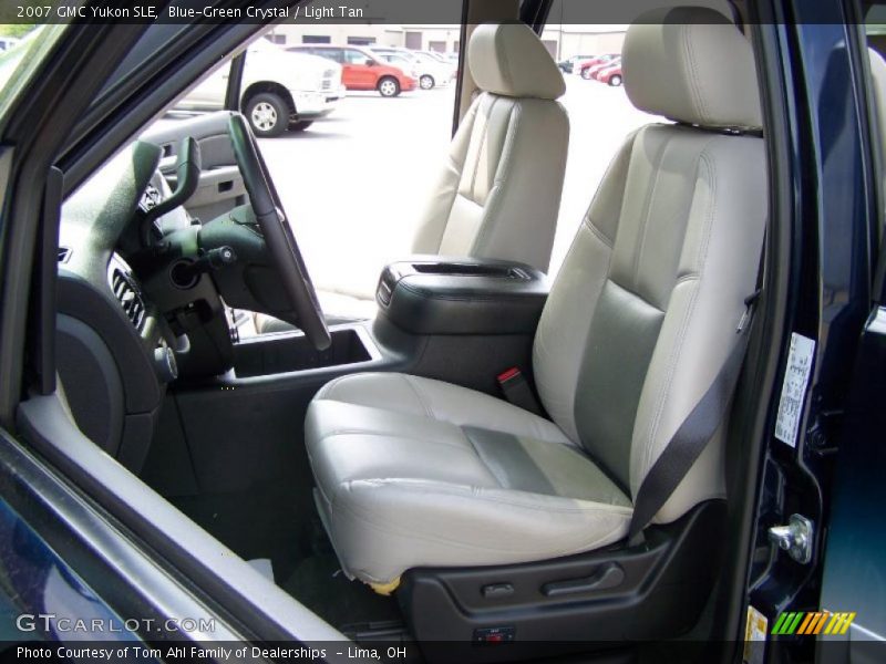 Blue-Green Crystal / Light Tan 2007 GMC Yukon SLE