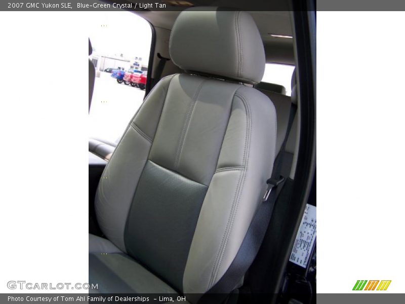 Blue-Green Crystal / Light Tan 2007 GMC Yukon SLE