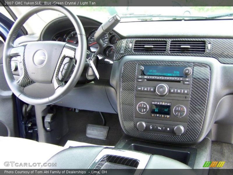 Blue-Green Crystal / Light Tan 2007 GMC Yukon SLE