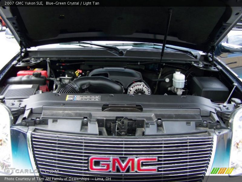 Blue-Green Crystal / Light Tan 2007 GMC Yukon SLE