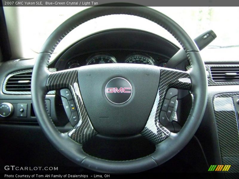 Blue-Green Crystal / Light Tan 2007 GMC Yukon SLE