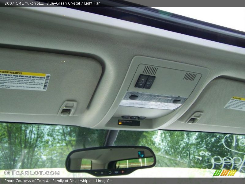Blue-Green Crystal / Light Tan 2007 GMC Yukon SLE