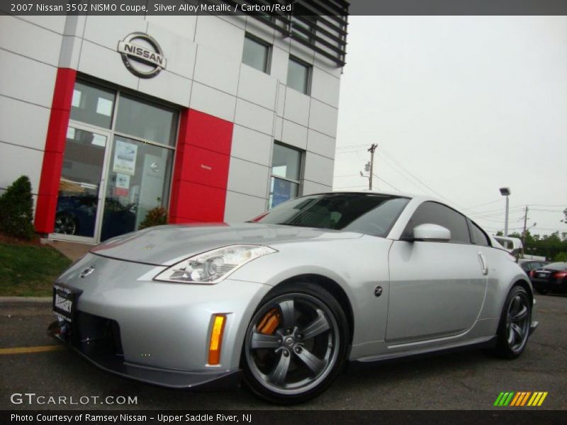 Silver Alloy Metallic / Carbon/Red 2007 Nissan 350Z NISMO Coupe