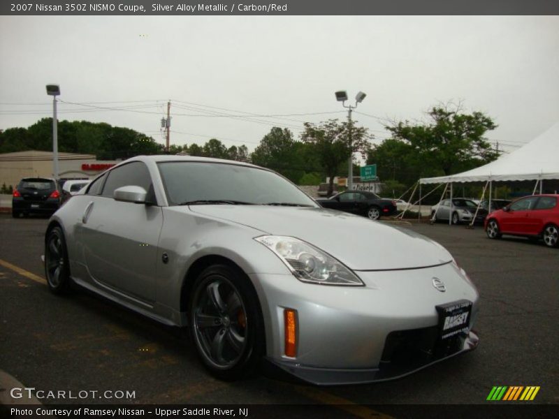 Silver Alloy Metallic / Carbon/Red 2007 Nissan 350Z NISMO Coupe