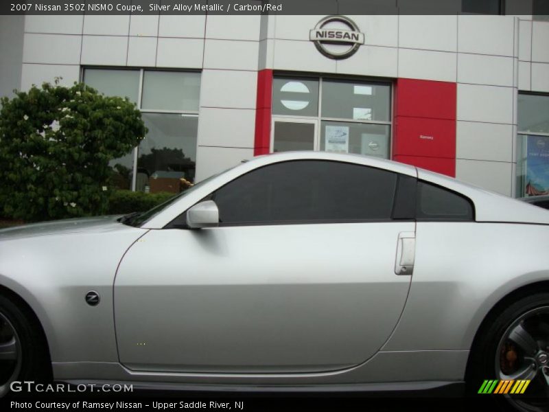 Silver Alloy Metallic / Carbon/Red 2007 Nissan 350Z NISMO Coupe