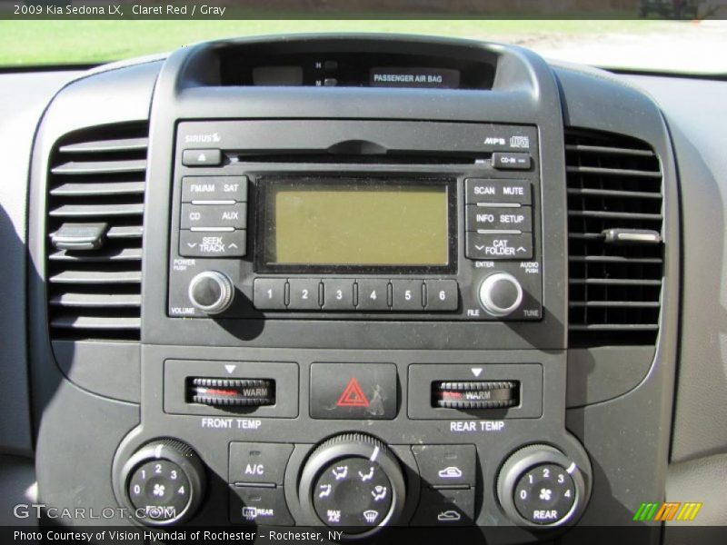 Claret Red / Gray 2009 Kia Sedona LX