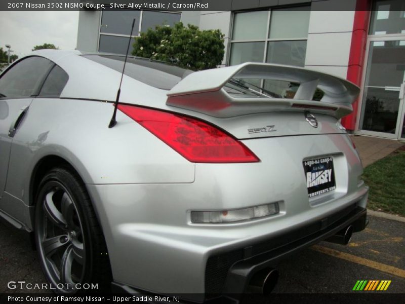 Silver Alloy Metallic / Carbon/Red 2007 Nissan 350Z NISMO Coupe