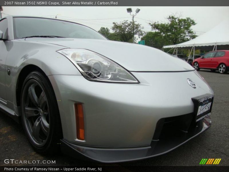 Silver Alloy Metallic / Carbon/Red 2007 Nissan 350Z NISMO Coupe