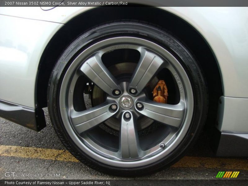 Silver Alloy Metallic / Carbon/Red 2007 Nissan 350Z NISMO Coupe