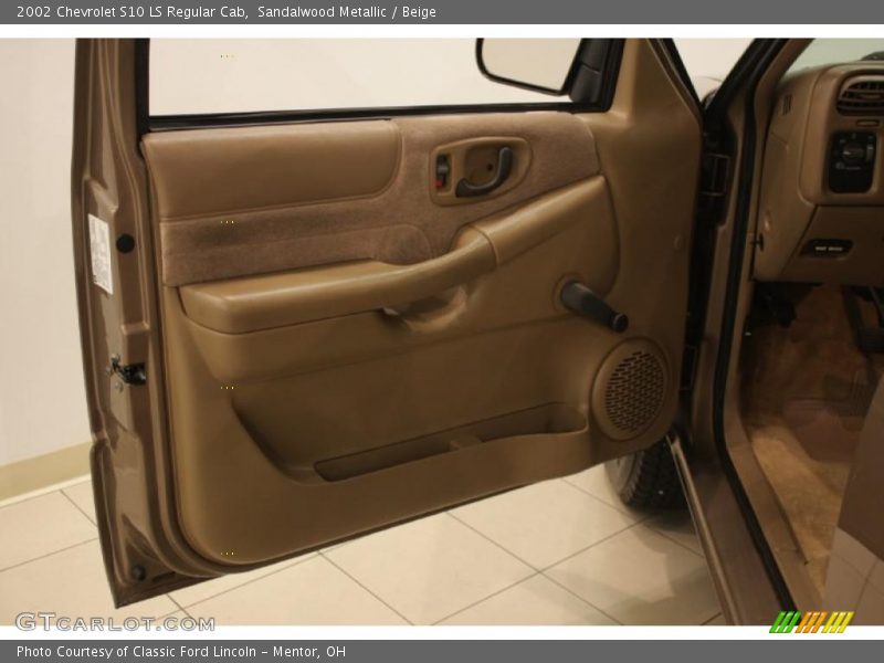 Sandalwood Metallic / Beige 2002 Chevrolet S10 LS Regular Cab