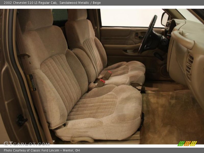 Sandalwood Metallic / Beige 2002 Chevrolet S10 LS Regular Cab