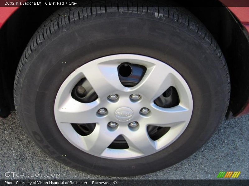Claret Red / Gray 2009 Kia Sedona LX