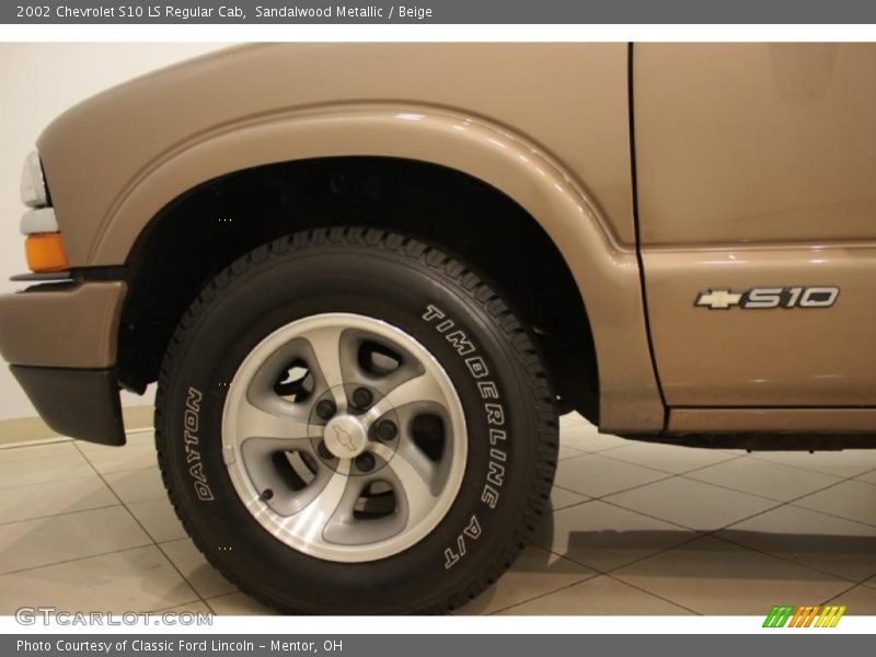 Sandalwood Metallic / Beige 2002 Chevrolet S10 LS Regular Cab