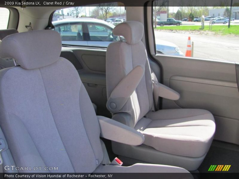 Claret Red / Gray 2009 Kia Sedona LX