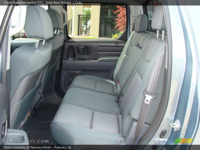 Steel Blue Metallic / Gray 2008 Honda Ridgeline RTS