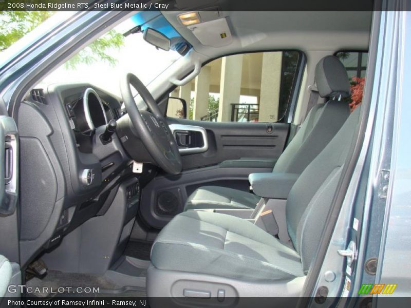 Steel Blue Metallic / Gray 2008 Honda Ridgeline RTS