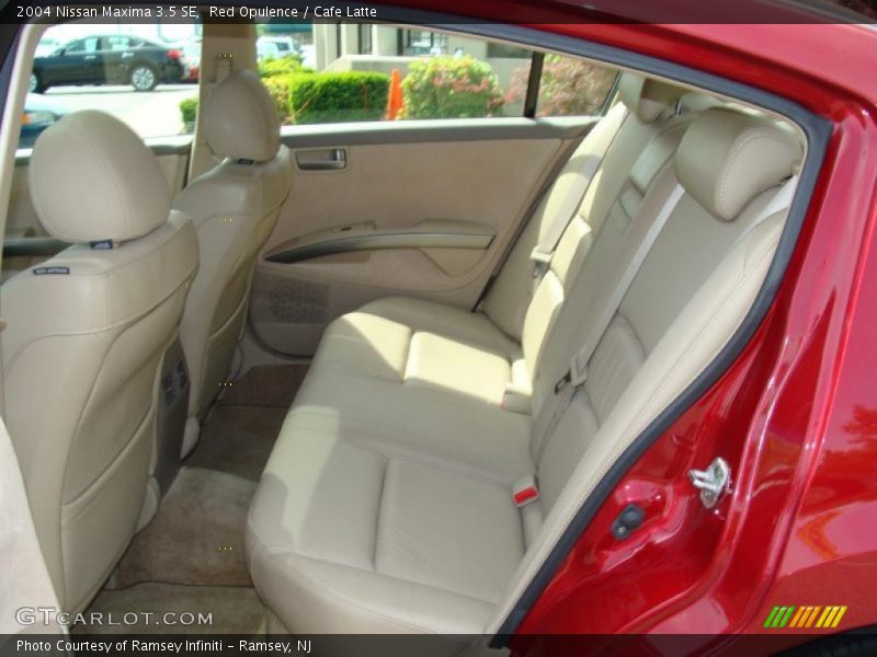 Red Opulence / Cafe Latte 2004 Nissan Maxima 3.5 SE