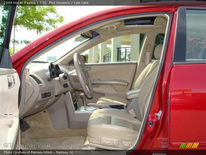 Red Opulence / Cafe Latte 2004 Nissan Maxima 3.5 SE