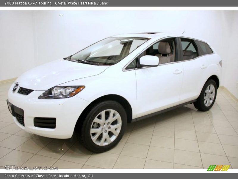 Crystal White Pearl Mica / Sand 2008 Mazda CX-7 Touring