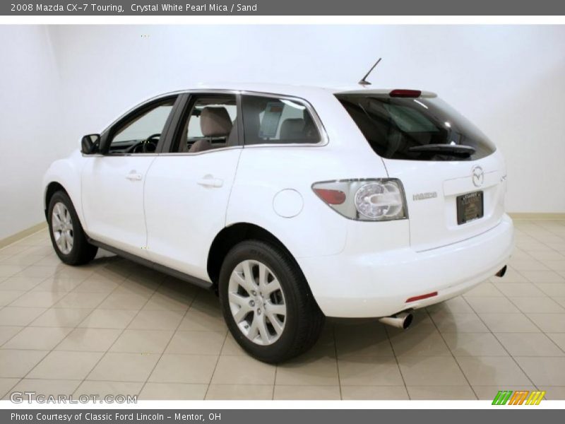 Crystal White Pearl Mica / Sand 2008 Mazda CX-7 Touring