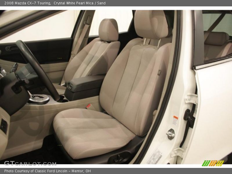 Crystal White Pearl Mica / Sand 2008 Mazda CX-7 Touring
