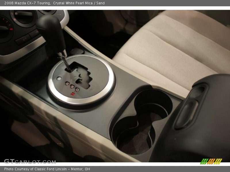 Crystal White Pearl Mica / Sand 2008 Mazda CX-7 Touring