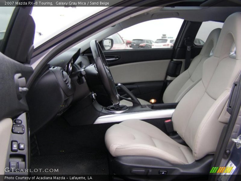Galaxy Gray Mica / Sand Beige 2007 Mazda RX-8 Touring