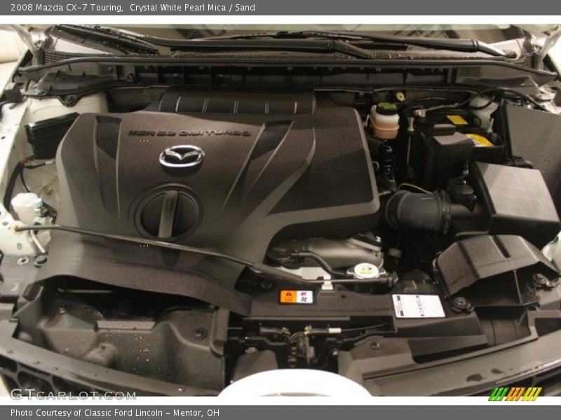Crystal White Pearl Mica / Sand 2008 Mazda CX-7 Touring
