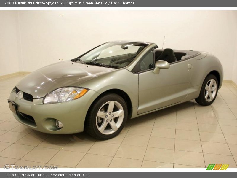 Optimist Green Metallic / Dark Charcoal 2008 Mitsubishi Eclipse Spyder GS