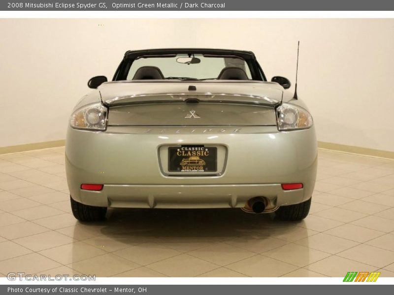 Optimist Green Metallic / Dark Charcoal 2008 Mitsubishi Eclipse Spyder GS
